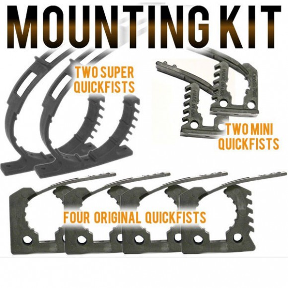 Quick Fist Clamps, Rubber Clamps, QUICK FIST CLAMP MOUNTING KIT Quick