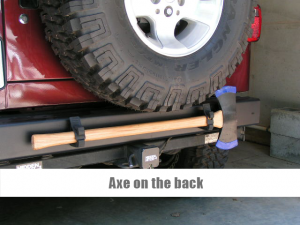 Axe on the back 2