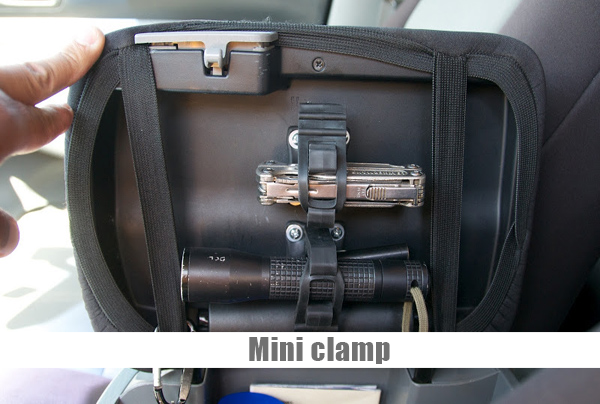Under seat storage with QFC Mini 3
